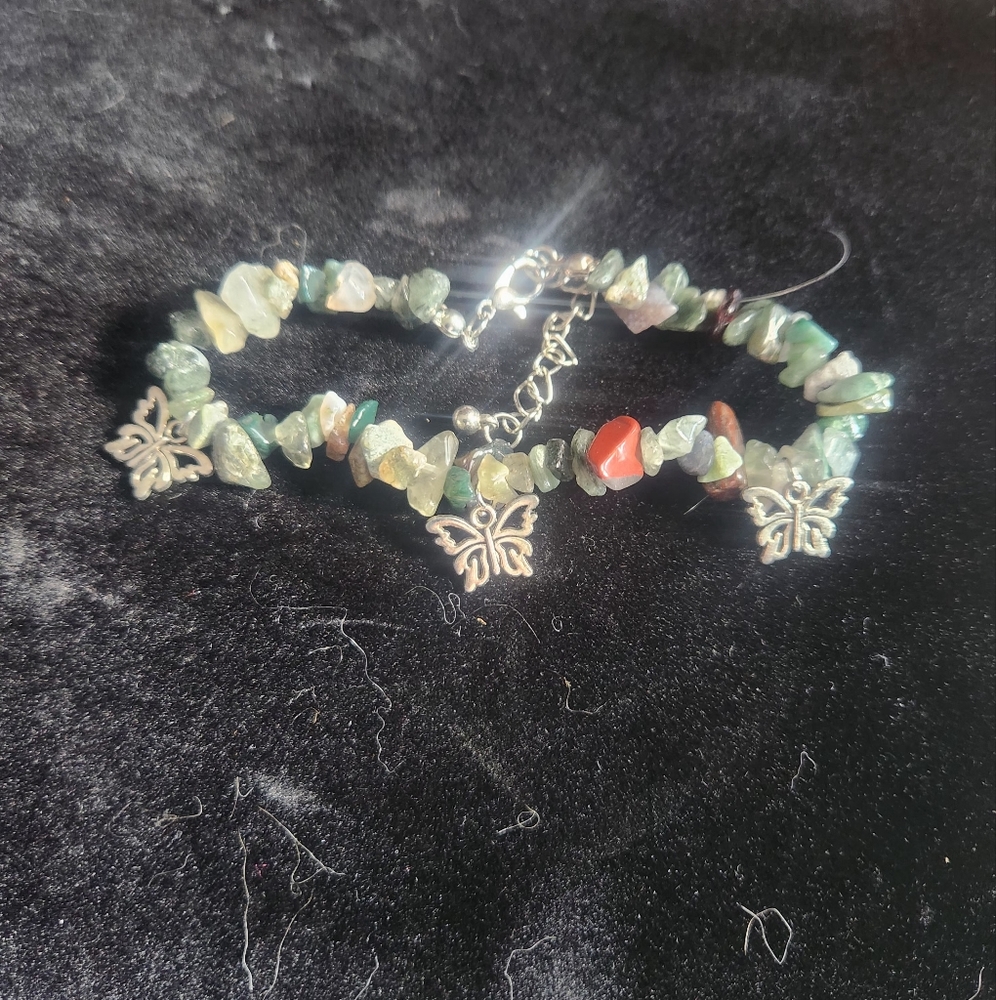 Green Butterfly Bracelet